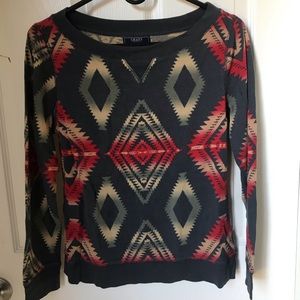 Chaps Tribal print thermal, Aztec print shirt